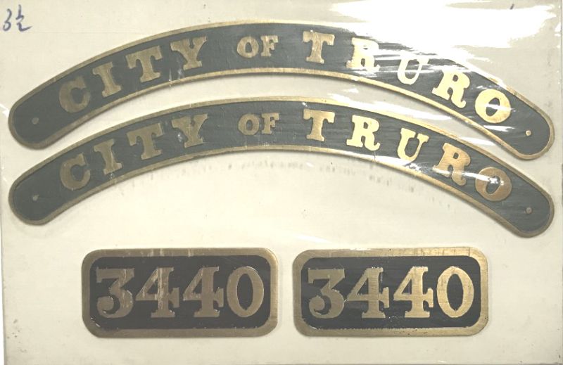 City of Truro Etched Plate Set